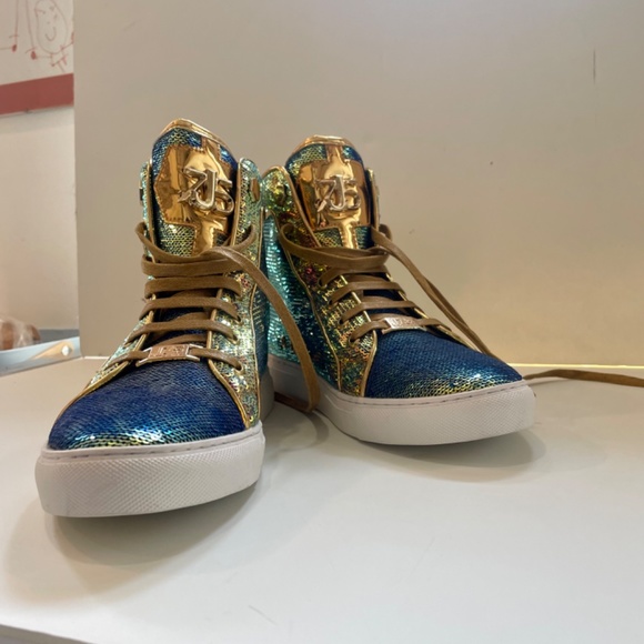 Men’s J75 by Jump high top sneakers “Rascal” - Picture 4 of 6